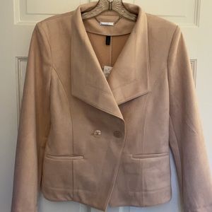 NWT - WHBM Faux Suede Jacket Dusty Rose 4